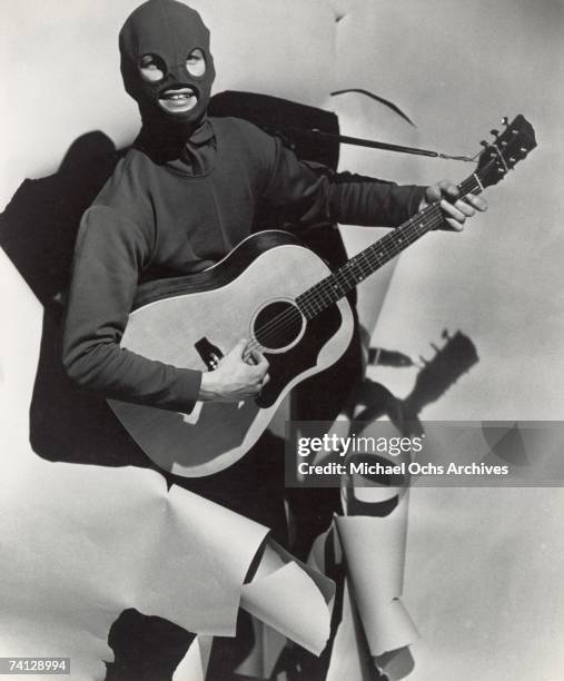 Singer and actor David Soul poses for a publicity handout wearing a mask in 1967. Soul played "Hutch" in the hit TV series "Starksy and Hutch". He...