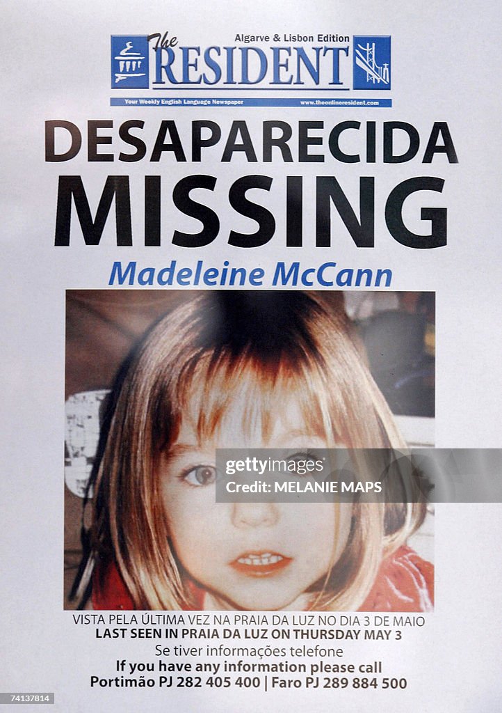 Picture taken 13 May 2007 shows a poster...