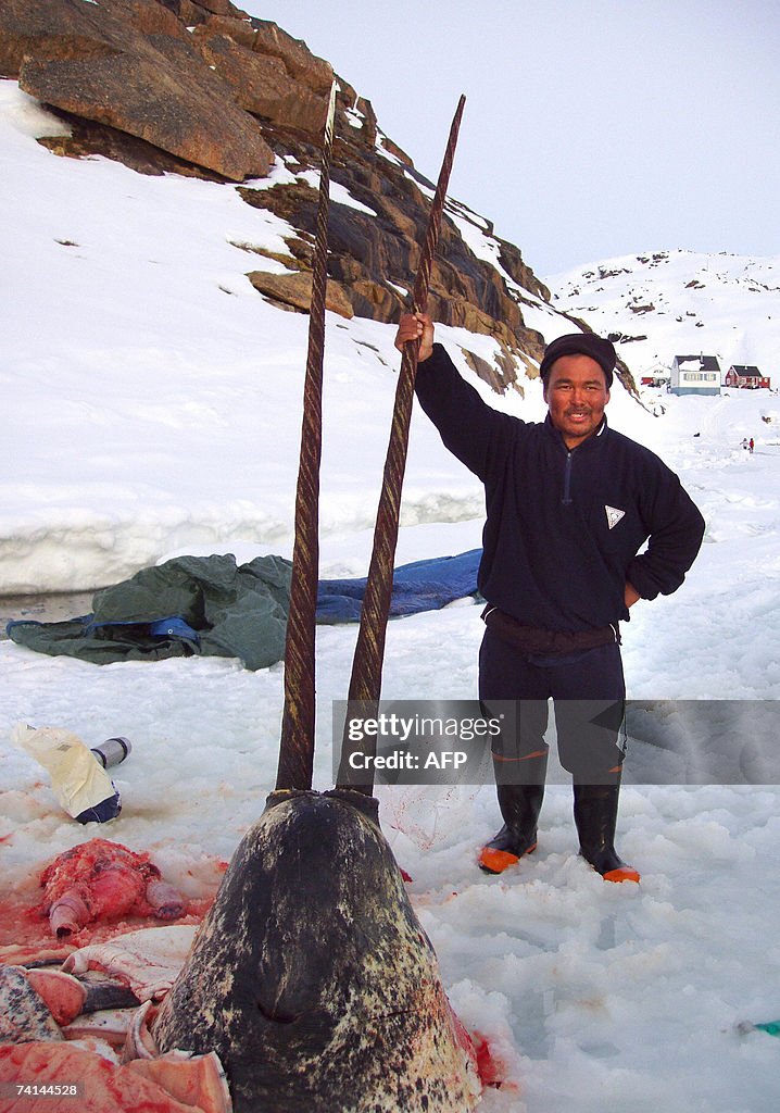 Sealer Aron Aqqaluk Kristiansen from th...