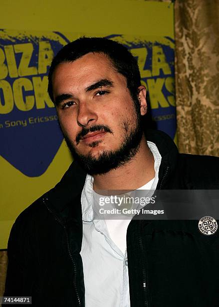 Zane Lowe arrives at the Ibiza Rocks with Sony Ericsson launch party at The Lock Tavern, Camden on May 14, 2007 in London, England. The music event...