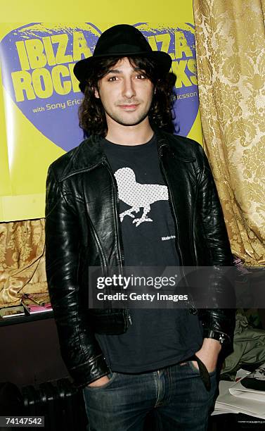 Presenter Alex Zane arrives at the Ibiza Rocks with Sony Ericsson launch party at The Lock Tavern, Camden on May 14, 2007 in London, England. The...