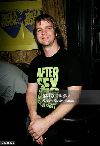 Manumission co-owner and Ibiza Rocks promoter Andy McKay arrives at the Ibiza Rocks with Sony Ericsson launch party at The Lock Tavern, Camden on May...