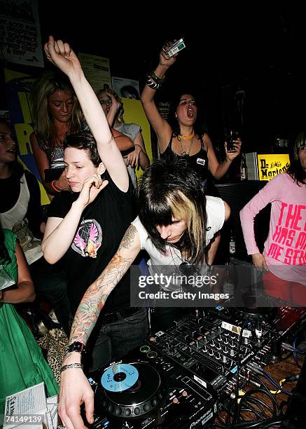 The Rev of Towers of London DJs at the Ibiza Rocks with Sony Ericsson launch party at The Lock Tavern, Camden on May 14, 2007 in London, England. The...