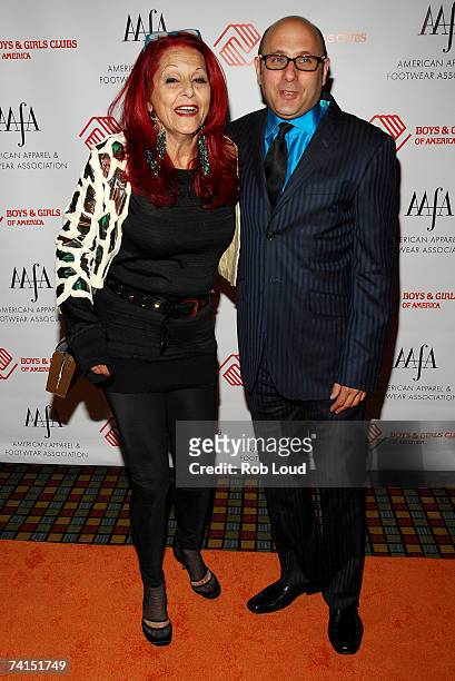 Designer Patricia Fields and actor Willie Garson arrive at the 2007 AAFA American Image Awards at the Grand Hyatt May 14, 2007 in New York City.