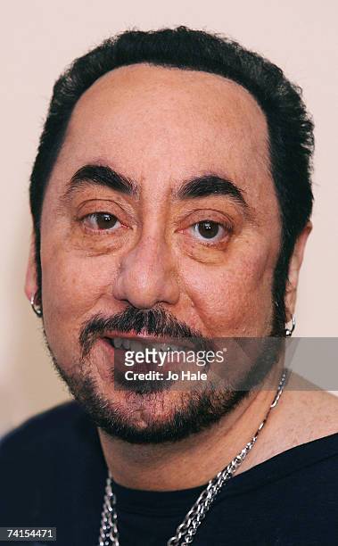 Caudwell Children's Charity new ambassador David Gest poses at the Grosvenor House Hotel on May 15, 2007 in London. Caudwell Children's Charity will...