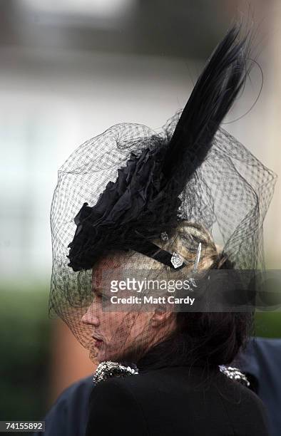 Mourner attends the funeral service for fashion stylist Isabella Blow at Gloucester Cathedral on May 15 2007 in Gloucester England. The 48-year-old -...