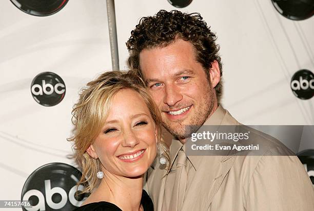 Actors Anne Heche and James Tupper attend the ABC Upfront presentation at Lincoln Center on May 15, 2007 in New York City.