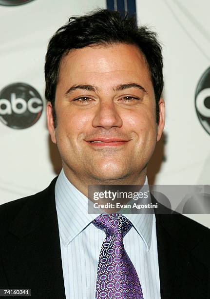 Late night host Jimmy Kimmel attends the ABC Upfront presentation at Lincoln Center on May 15, 2007 in New York City.