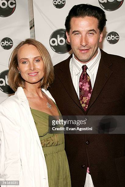 Actor William Baldwin and wife Chynna Phillips attend the ABC Upfront presentation at Lincoln Center on May 15, 2007 in New York City.