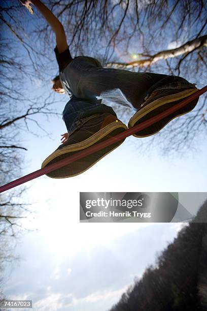 Balancing Rope Shoes 103 Tightrope Shoes Stock Photos, High-Res Pictures, and Images - Getty ...