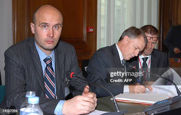 Polish Undersecretary of State at Ministry of Economy, Marcin Korolec , poses before the Ministerial Council of the Organisation for Economic...