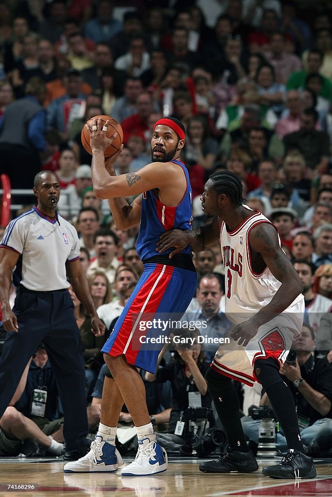 Detroit Pistons v Chicago Bulls, Game 3