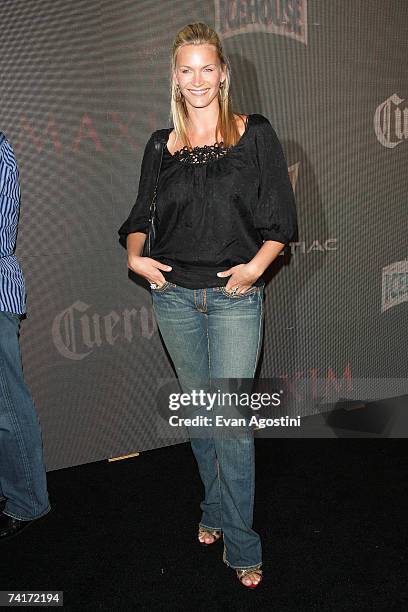 Actress Natasha Henstridge attends the Maxim Hot 100 Party at the Gansevoort Hotel on May 16, 2007 in New York City.