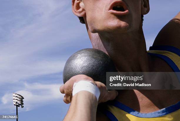 man shot putter - shot put stock pictures, royalty-free photos & images