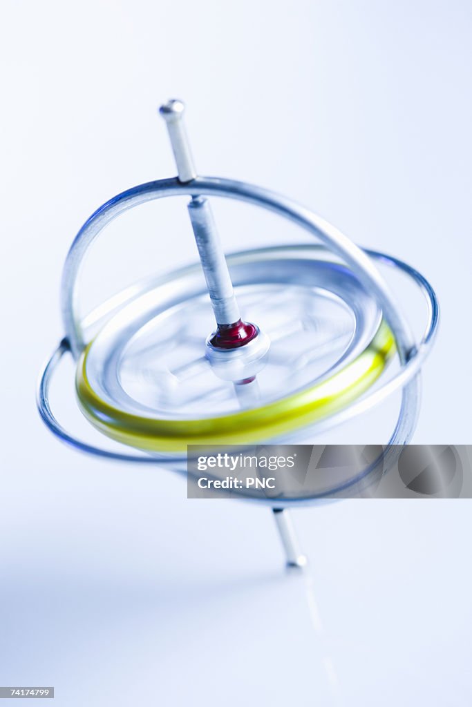 Click Spring Gyroscope Gyroscope Spinning Closeup High-Res Stock Photo - Getty Images
