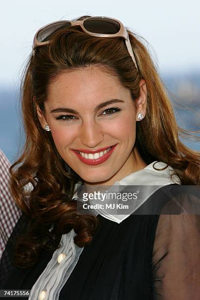 Actress Kelly Brook attends a photocall promoting the movie 'Fishtales' at the Hotel Hilton during the 60th International Cannes Film Festival on May...