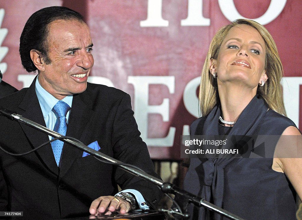 (FILE) Argentine presidential candidate...