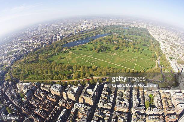 "aerial view of hyde park in london, england" - wt1 ストックフォトと画像