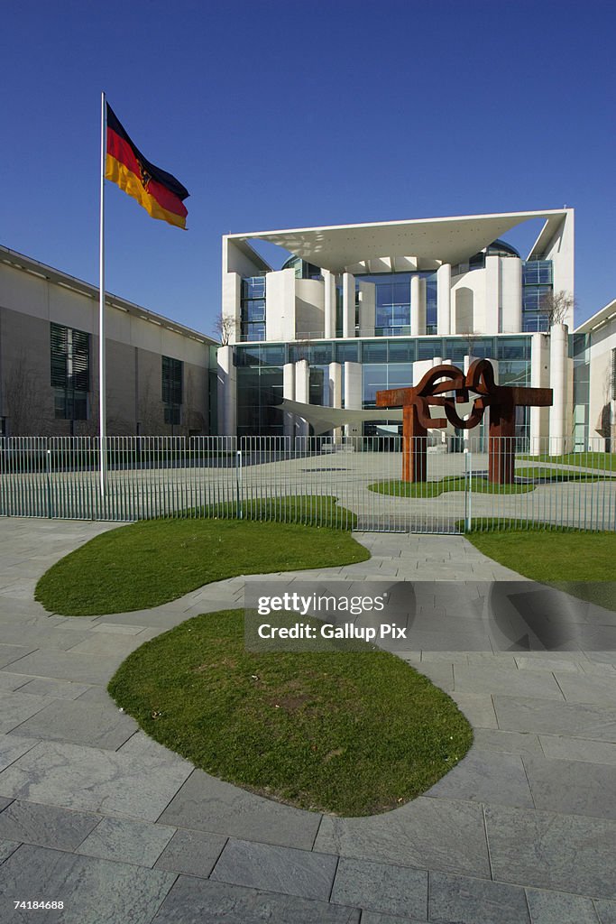 "The Chancellor's Office (Chancellery) in Berlin, Germany."