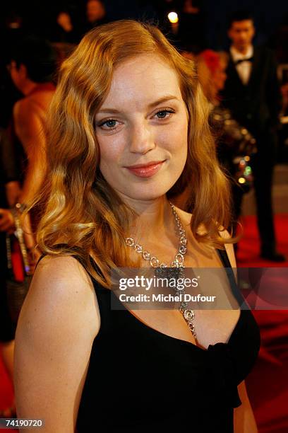 Sarah Polley attends the screening of the Christophe Honore's movie ''Les Chansons d'Amour'' on May 18, 2007 in Cannes France.