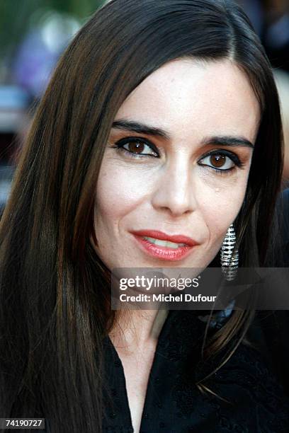 Elodie Bouchez attends the screening of the Christophe Honore's movie ''Les Chansons d'Amour'' on May 18, 2007 in Cannes France.