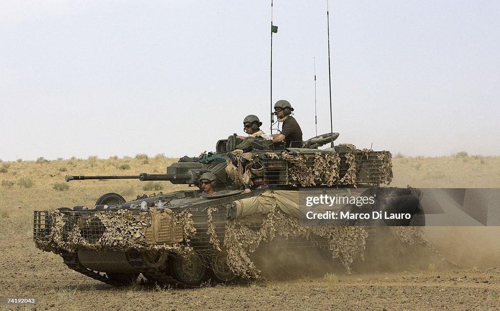 British Troops Conduct Counter Taleban Operations