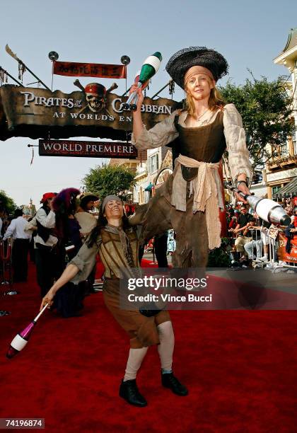 General view before the premiere of Walt Disney's "Pirates Of The Caribbean: At World's End" held at Disneyland on May 19, 2007 in Anaheim,...