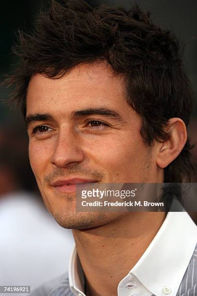 Actor Orlando Bloom attends the premiere of Walt Disney's "Pirates Of The Caribbean: At World's End" held at Disneyland on May 19, 2007 in Anaheim,...
