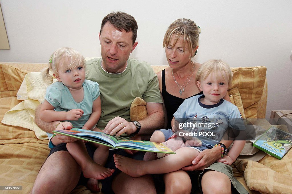 British Gerry and Kate McCann are seen w...