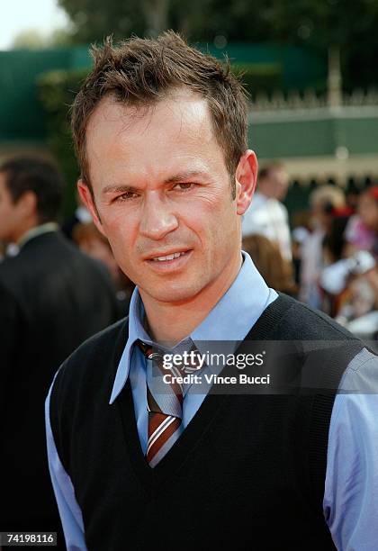 Actor Greg Ellis attends the premiere of Walt Disney's "Pirates Of The Caribbean: At World's End" held at Disneyland on May 19, 2007 in Anaheim,...