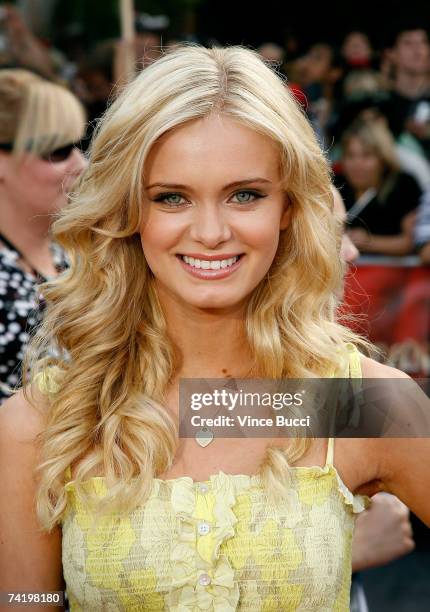 Actress Sara Paxton attends the premiere of Walt Disney's "Pirates Of The Caribbean: At World's End" held at Disneyland on May 19, 2007 in Anaheim,...