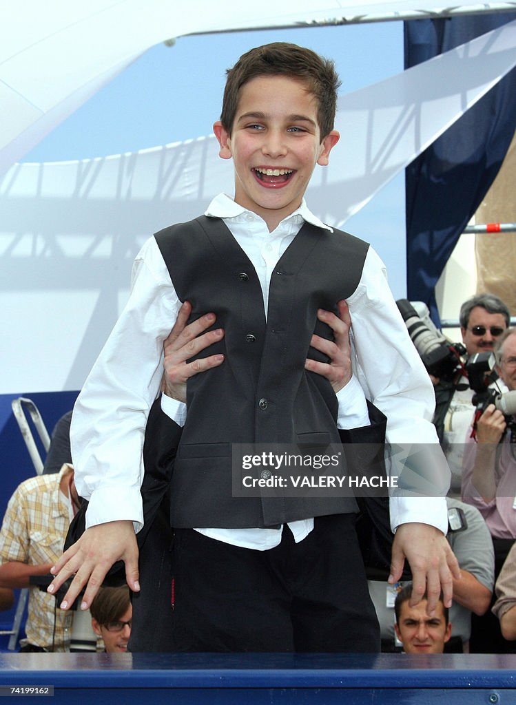 Israeli actor Yonathan Alster laughs 20...