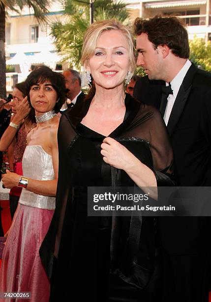 Marine Jacquemin attends the premiere for the film "Chacun Son Cinema" at the Palais des Festivals during the 60th International Cannes Film Festival...