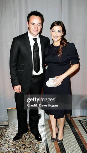 Presenter Ant McPartlin and his wife, Lisa Armstrong attend the British Academy Television Awards afterparty at the Natural History Museum on May 20,...