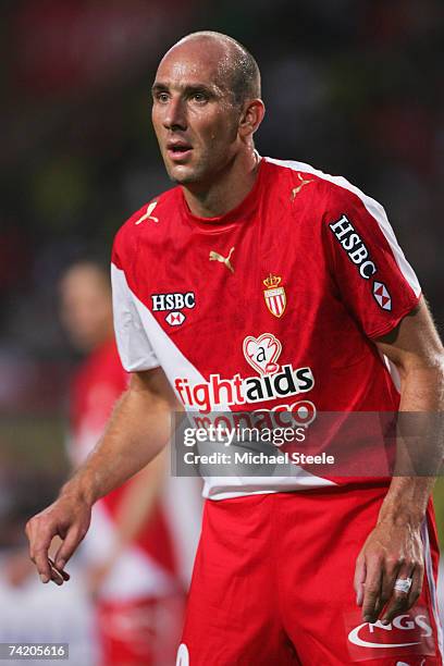 Jan Koller of Monaco during the Ligue 1 match between Monaco and Lyon at the Stade Louis II, May 19, 2007 in Monte Carlo, Monaco.
