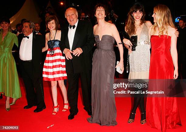 Actors Geraldine Chaplin, Maurice Benichou, Adele Exarchopoulos, Michel Piccoli, actress / director Jane Birkin, Lou Doillon and Natacha Regnier...