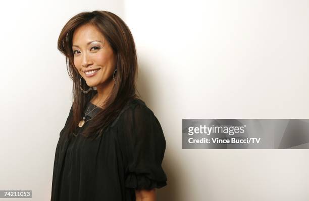 Actress Carrie Ann Inaba poses for a portrait at the TV Guide Channel Studios on May 11, 2007 in Hollywood, California.