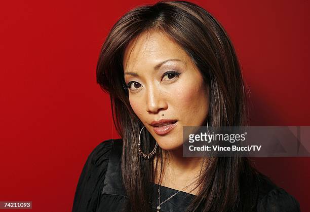Actress Carrie Ann Inaba poses for a portrait at the TV Guide Channel Studios on May 11, 2007 in Hollywood, California.