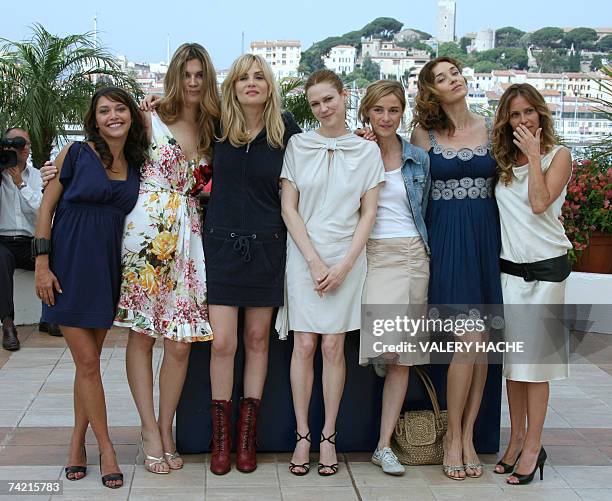 French actress Emma de Caunes, Marina Hands and Emmanuelle Seigner, Canadian actress Marie-Jose Croze, French actress Anne Consigny, US actress Olatz...