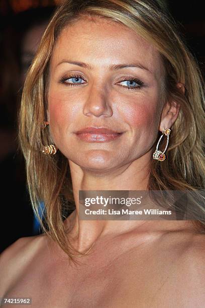 Actress Cameron Diaz arrives on the green carpet at the Australian premiere for "Shrek The Third," the third instalment of the Shrek series of...