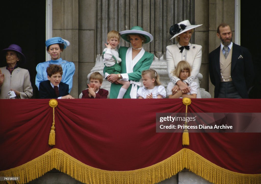 Royals On Balcony