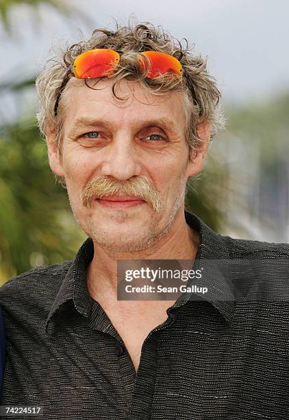 Actor Miroslav Krobot attends a photocall promoting the film 'The Man from London' at the Palais des Festivals during the 60th International Cannes...