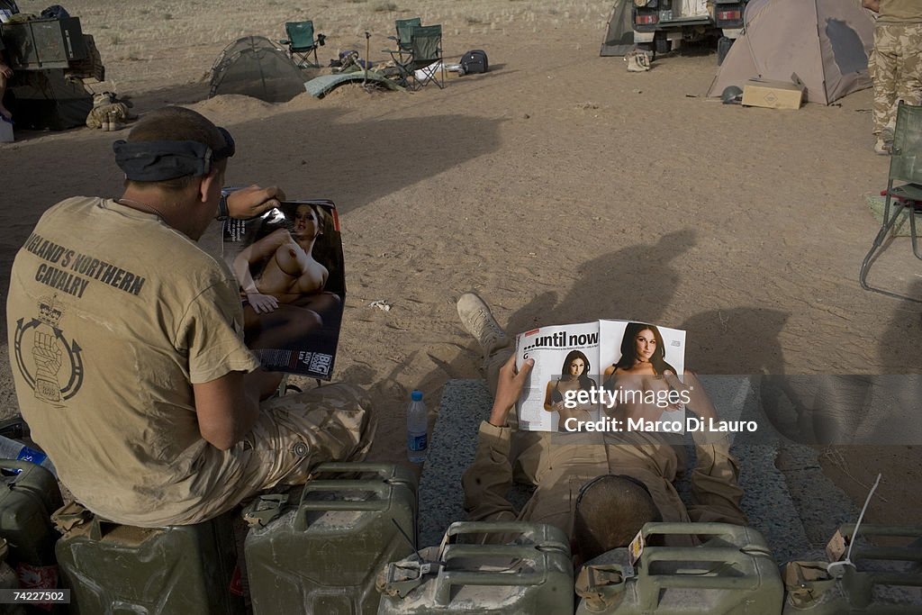 British Troops Conduct Counter Taliban Operations