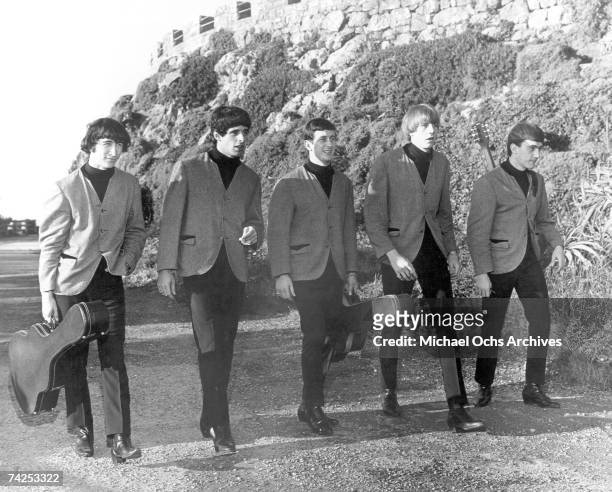 Bassist Ron Meagher, singer Sal Valentino, guitarist Ron Elliott, drummer John Petersen and guitarist Declan Mulligan of the rock and roll band "The...