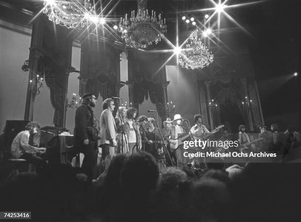 Richard Manuel, Dr. John, Neil Diamond, Joni Mitchell, Neil Young, Rick Danko, Van Morrison, Ronnie Hawkins, Bob Dylan, Robbie Robertson and Eric...