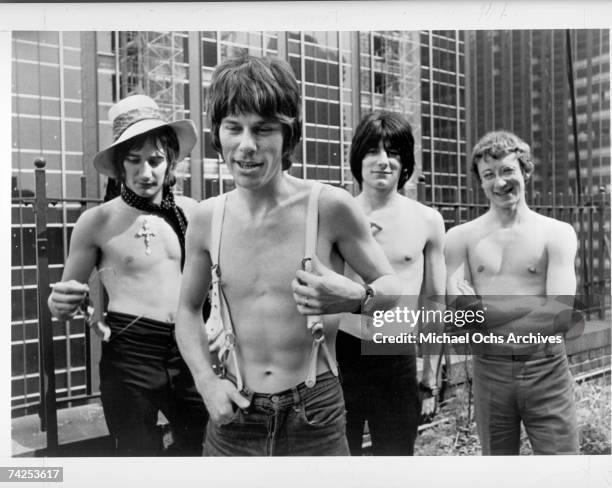 The Jeff Beck Group pose for a portrait circa 1968.