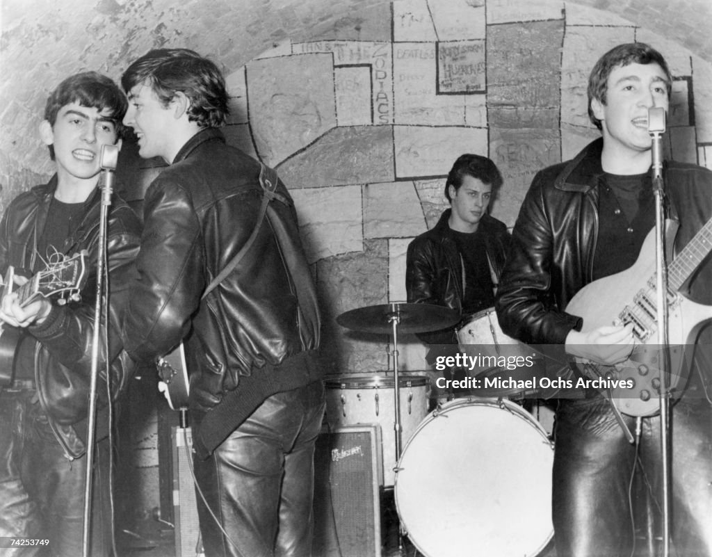 Beatles Performing At The Cavern Club