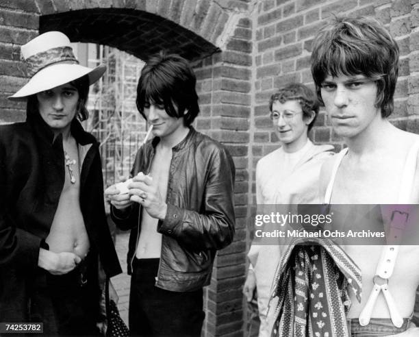 The Jeff Beck Group pose for a portrait circa 1968.