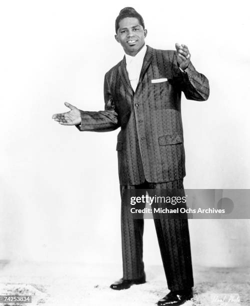 'Godfather of Soul' James Brown poses for a portrait in 1956 in New York, New York.