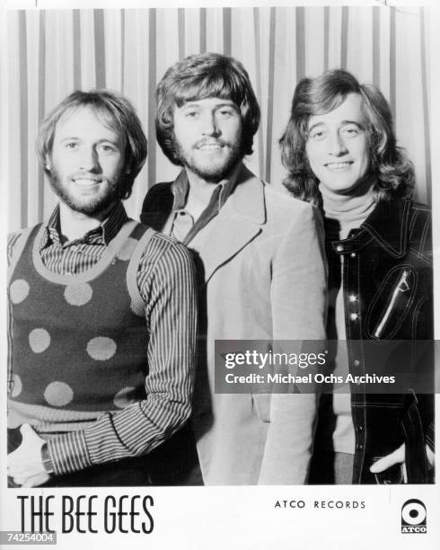 Pop group Bee Gees, circa 1970.